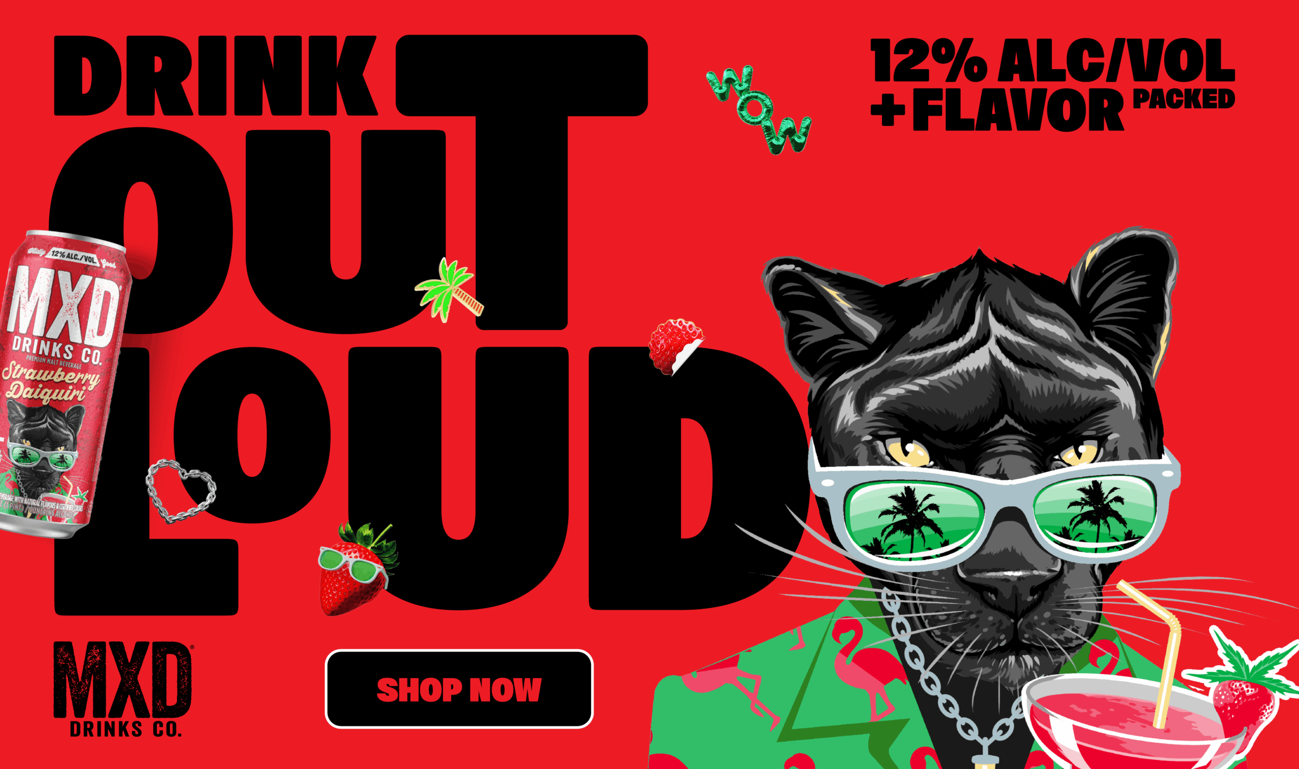 Strawberry Daiquiri flavor details page