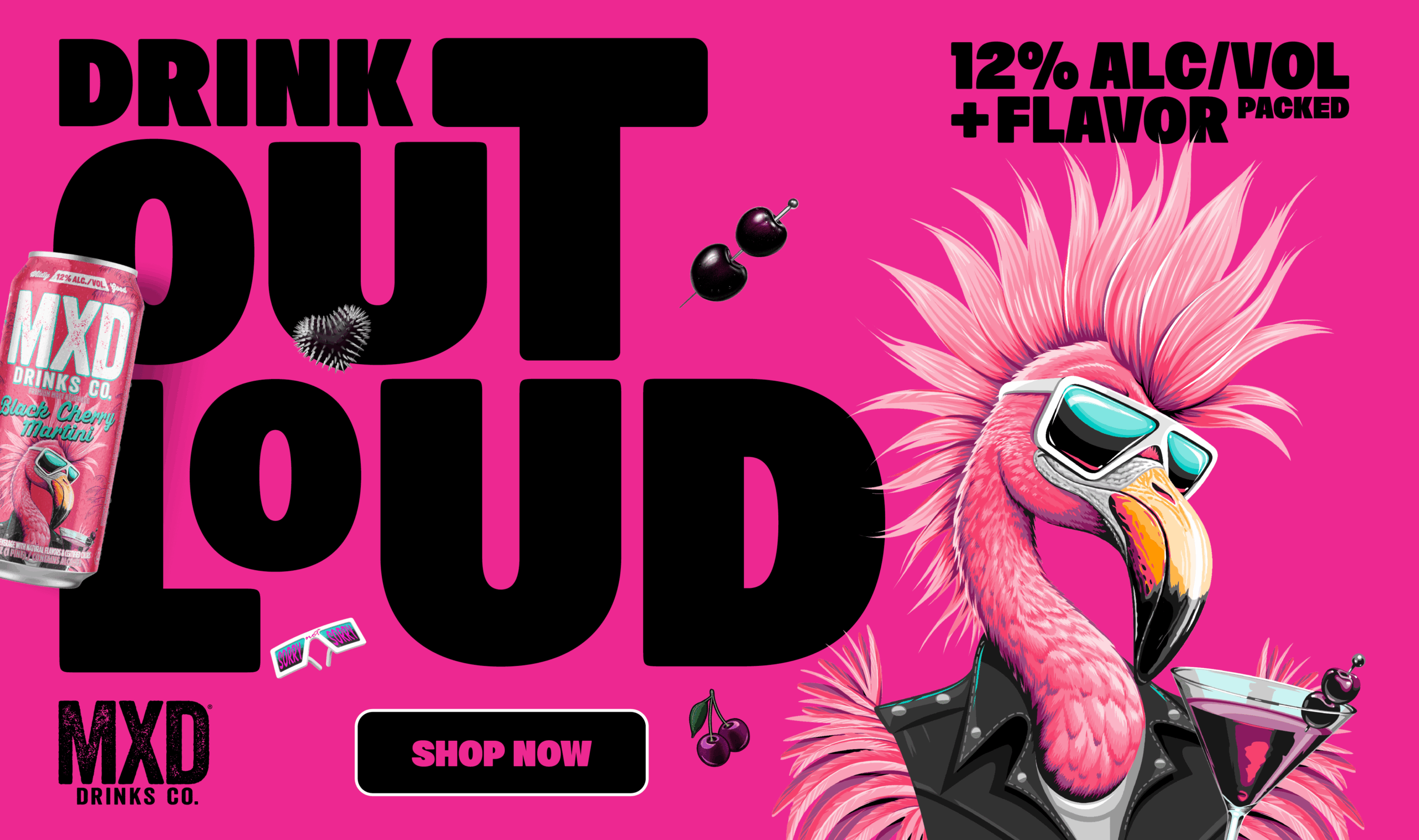 Black Cherry Martini flavor details page